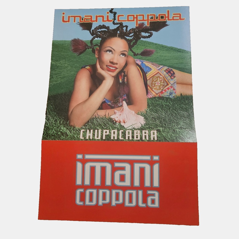 Imani Coppola Chupacabra 18x12 Double Sided‎ Promo Poster 1997 Sony Music